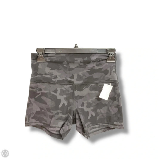 Athletic Shorts By Lululemon In Black & Grey, Size: 8