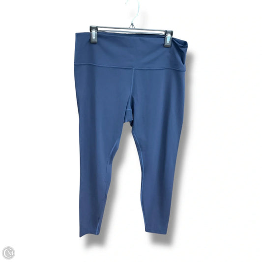 Athletic Leggings By Lululemon In Navy, Size: 16