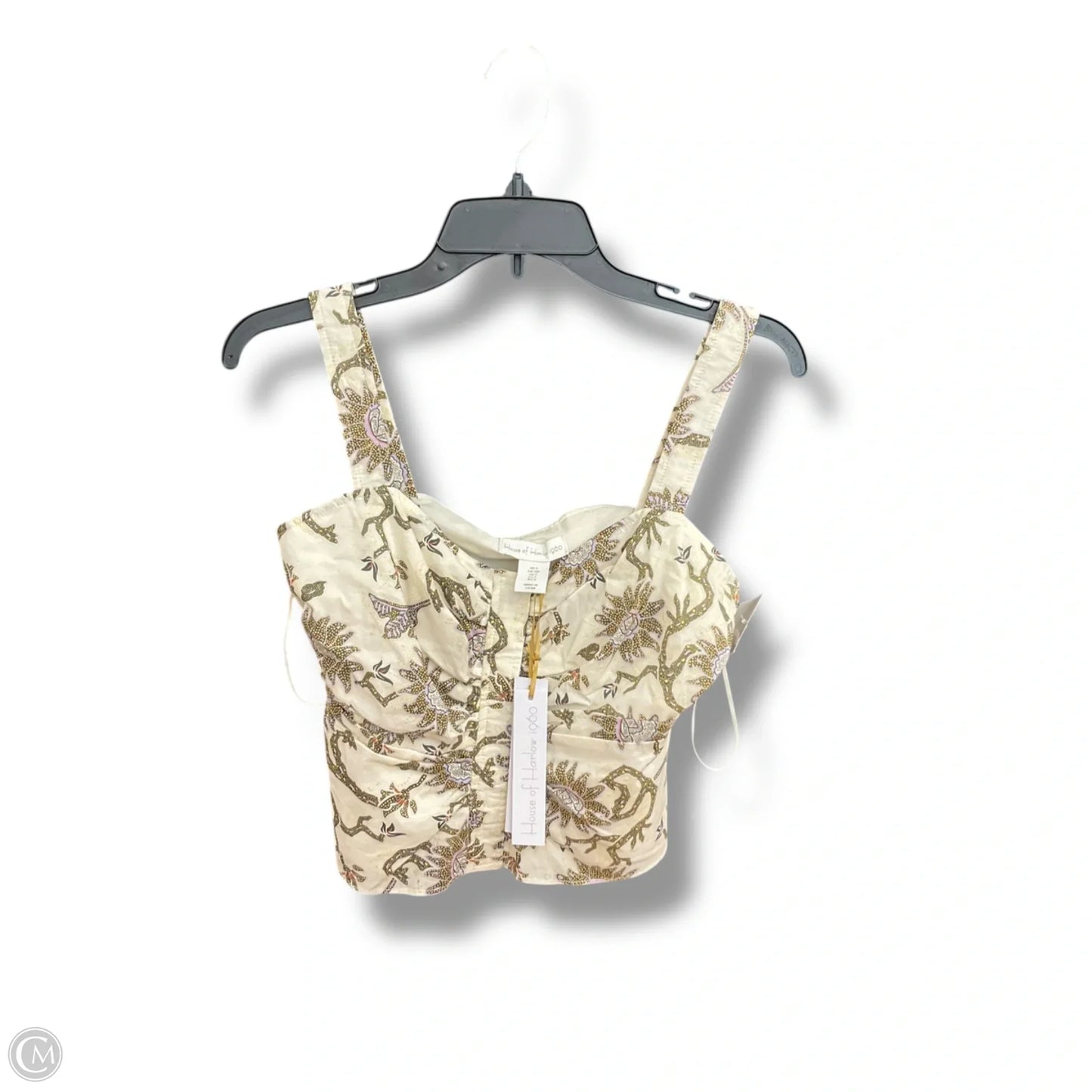 Top Sleeveless By House Of Harlow In Floral Print, Size: S