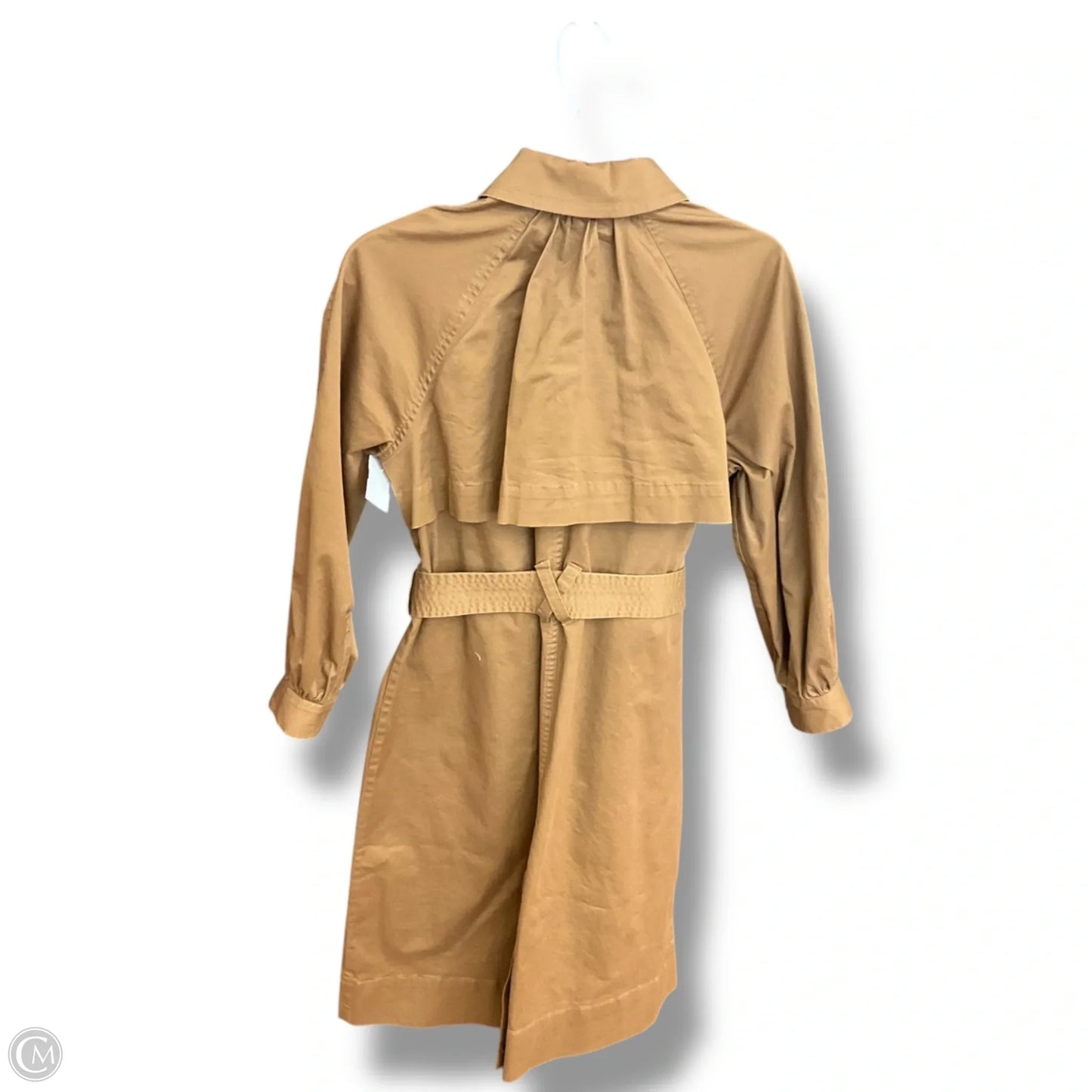 Coat Trench Coat By Madewell In Bronze, Size: XS