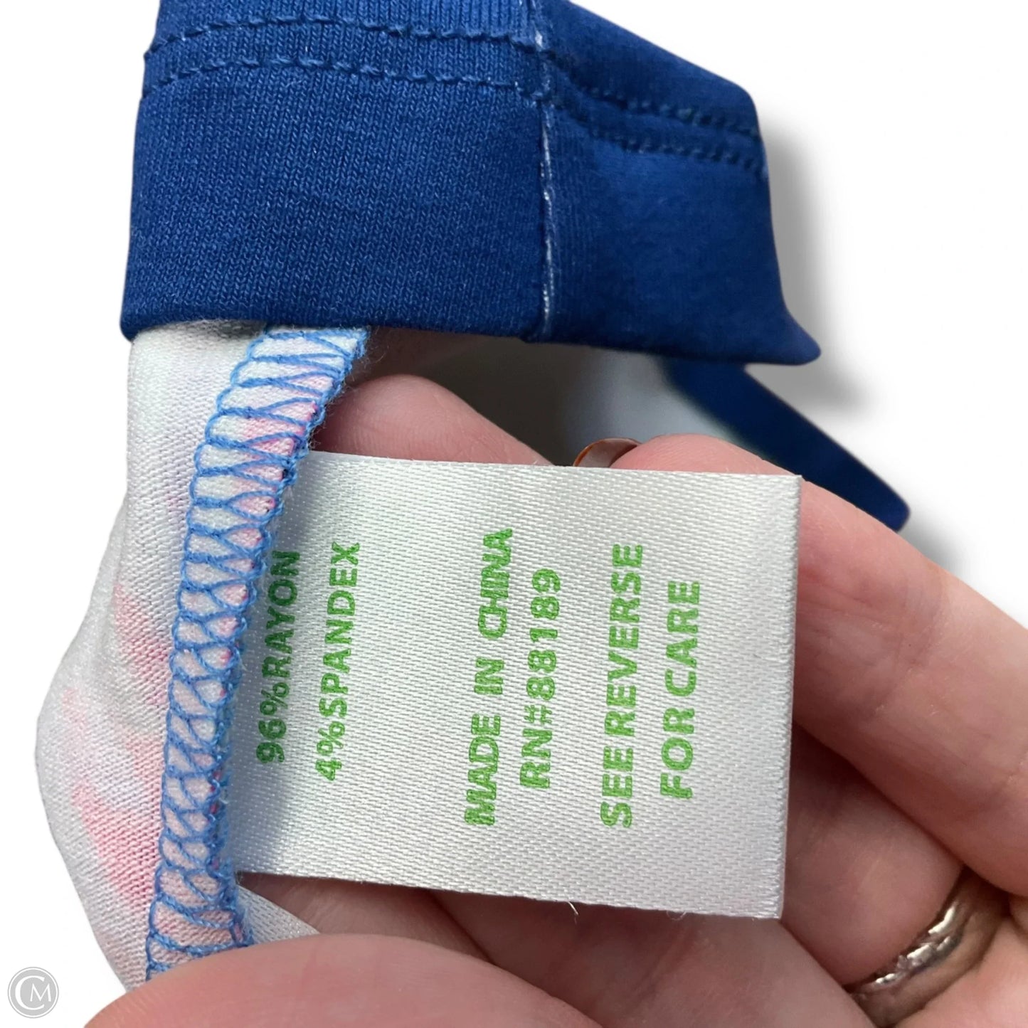 Dress Designer By Lilly Pulitzer In Blue & Green, Size: Xxs