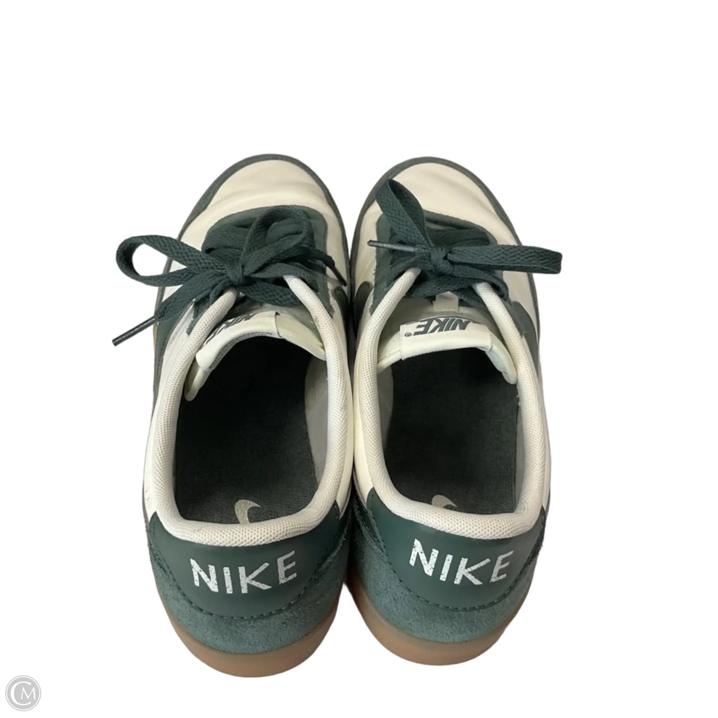 Shoes Sneakers By Nike In Green & White, Size: 11