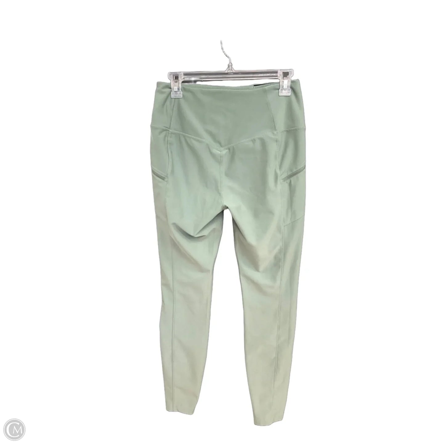 Athletic Leggings By Eddie Bauer In Green, Size: M