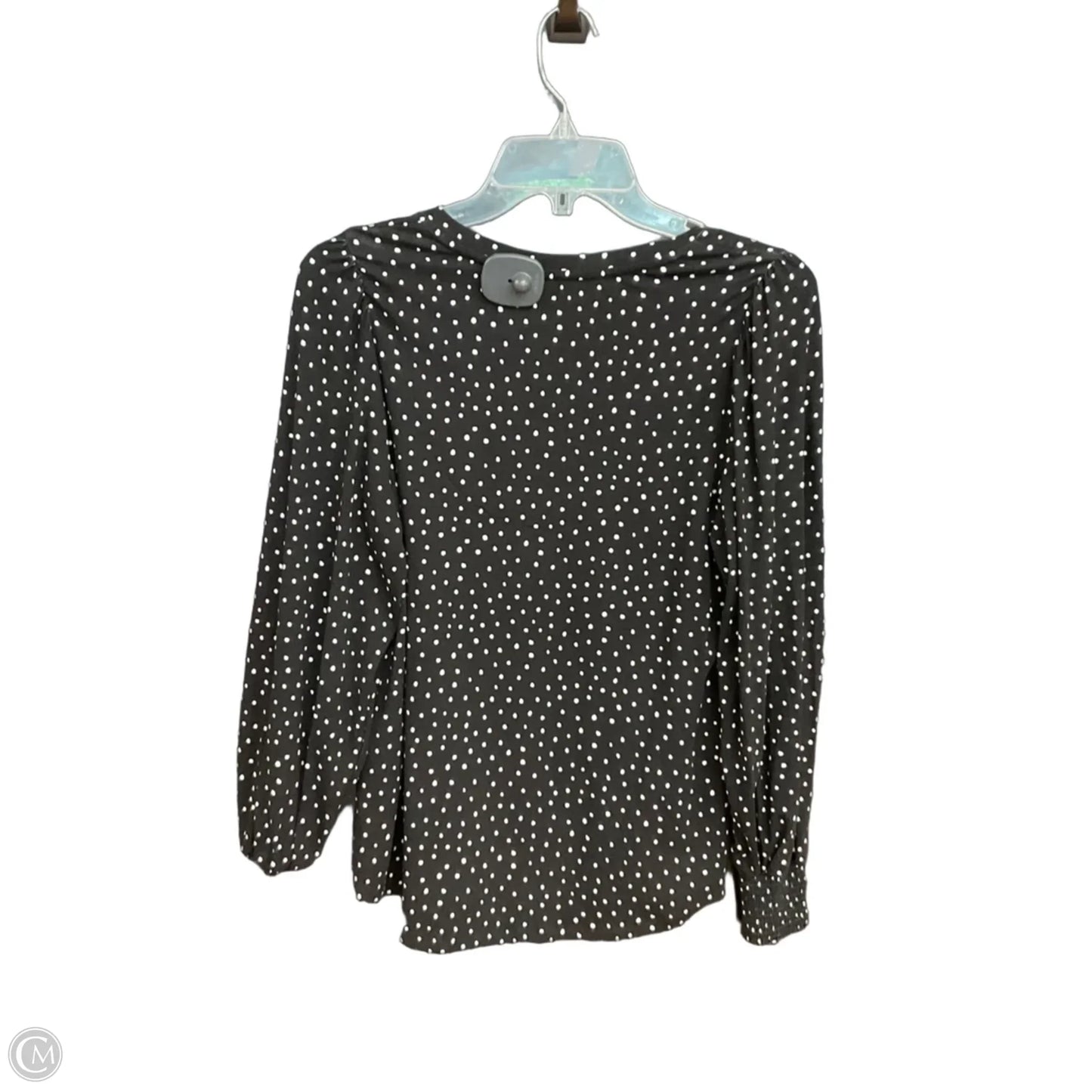 Top Long Sleeve By Chicos In Black, Size: S