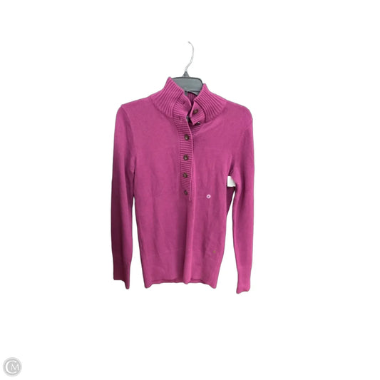 Sweater By Eddie Bauer In Purple, Size: S