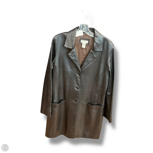 Coat Leather By Cmc In Black, Size: M