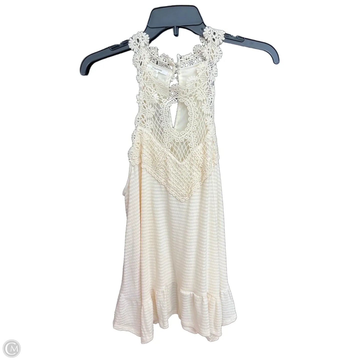 Top Sleeveless By Maurices In Cream, Size: Xl