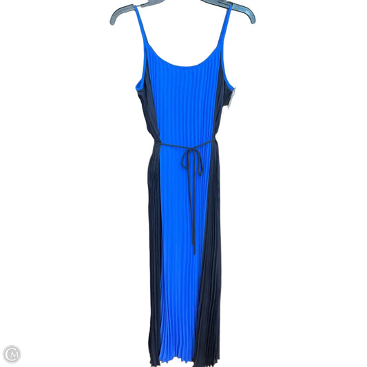 Dress Casual Midi By Banana Republic In Blue, Size: M