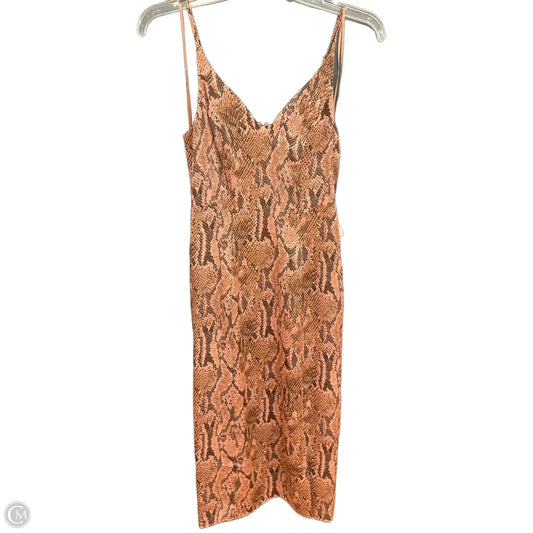Dress Casual Maxi By Express In Animal Print, Size: Xs