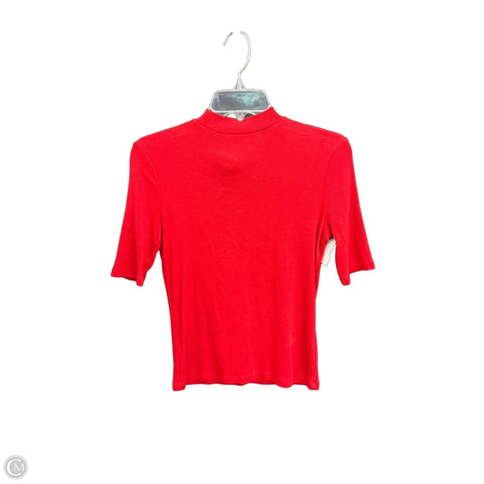 Top Long Sleeve By A New Day In Red, Size: Xs