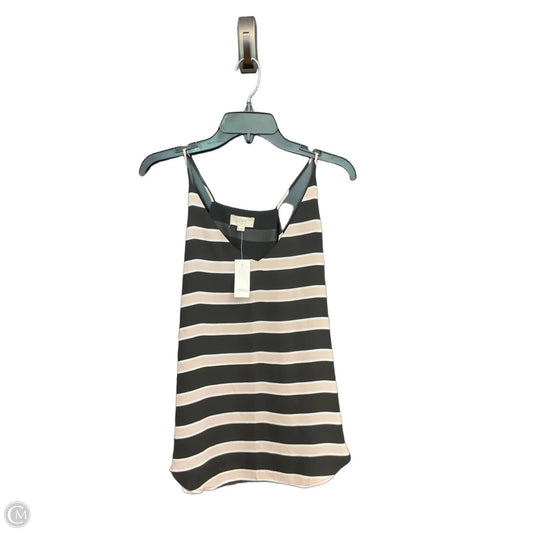 Top Sleeveless By Loft In Striped Pattern, Size: M