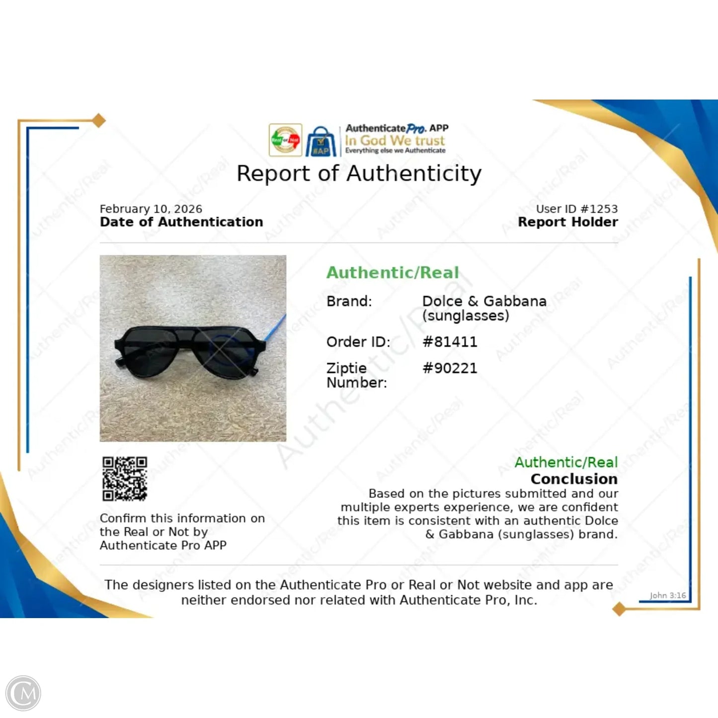 Sunglasses Luxury Designer By Dolce And Gabbana