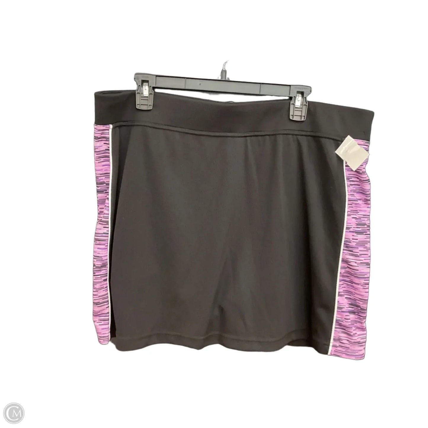 Athletic Shorts 2pc By Made For Life In Black & Purple, Size: Xl