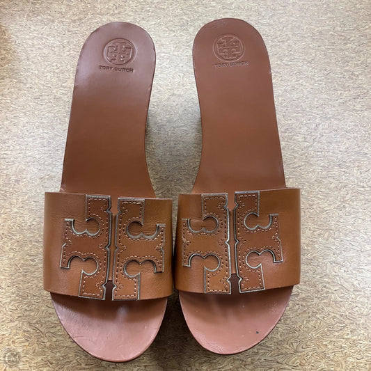 Sandals Designer By Tory Burch In Tan, Size: 9.5