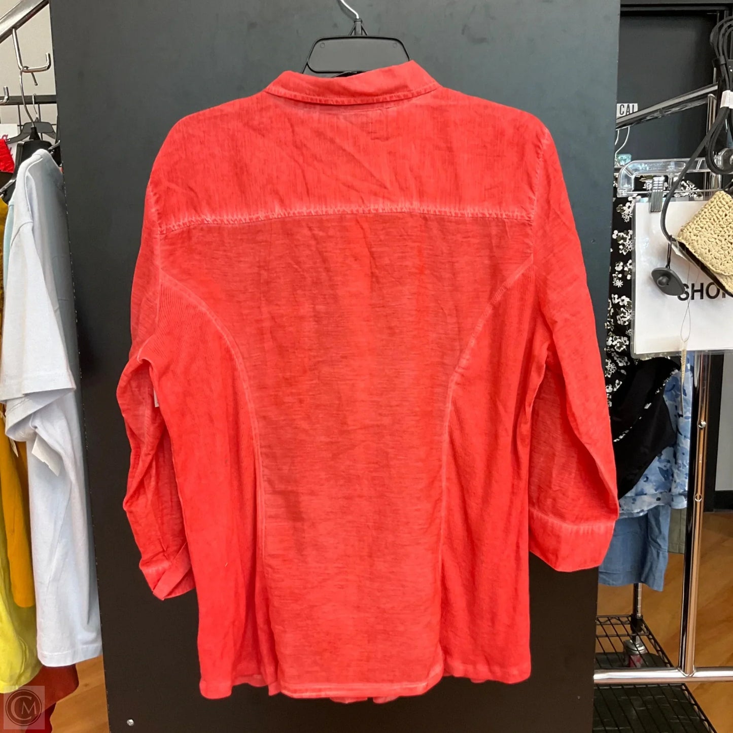 Blouse Long Sleeve By Style And Co Collection Women In Orange, Size: Xl