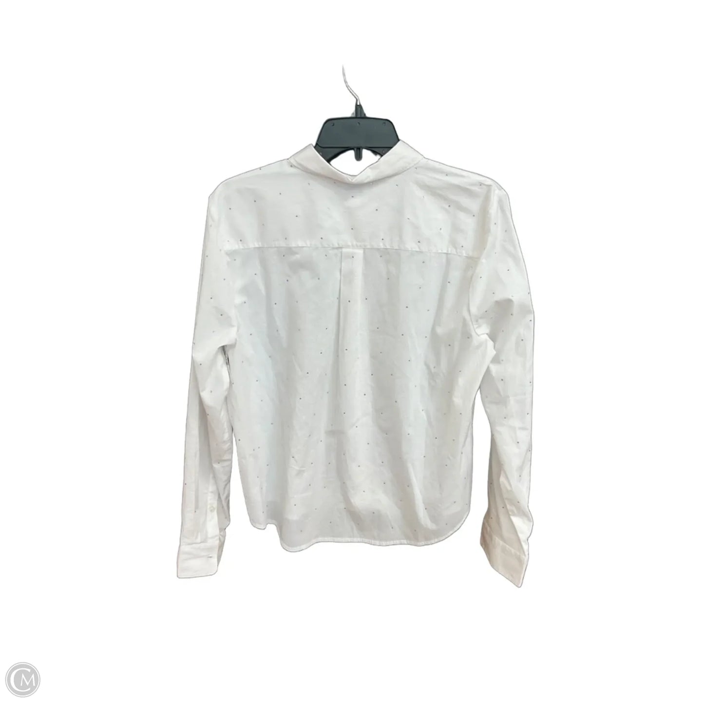 Blouse Long Sleeve By J. Crew In White, Size: M