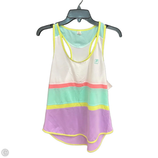 Athletic Tank Top By Fila In Multi-colored, Size: M