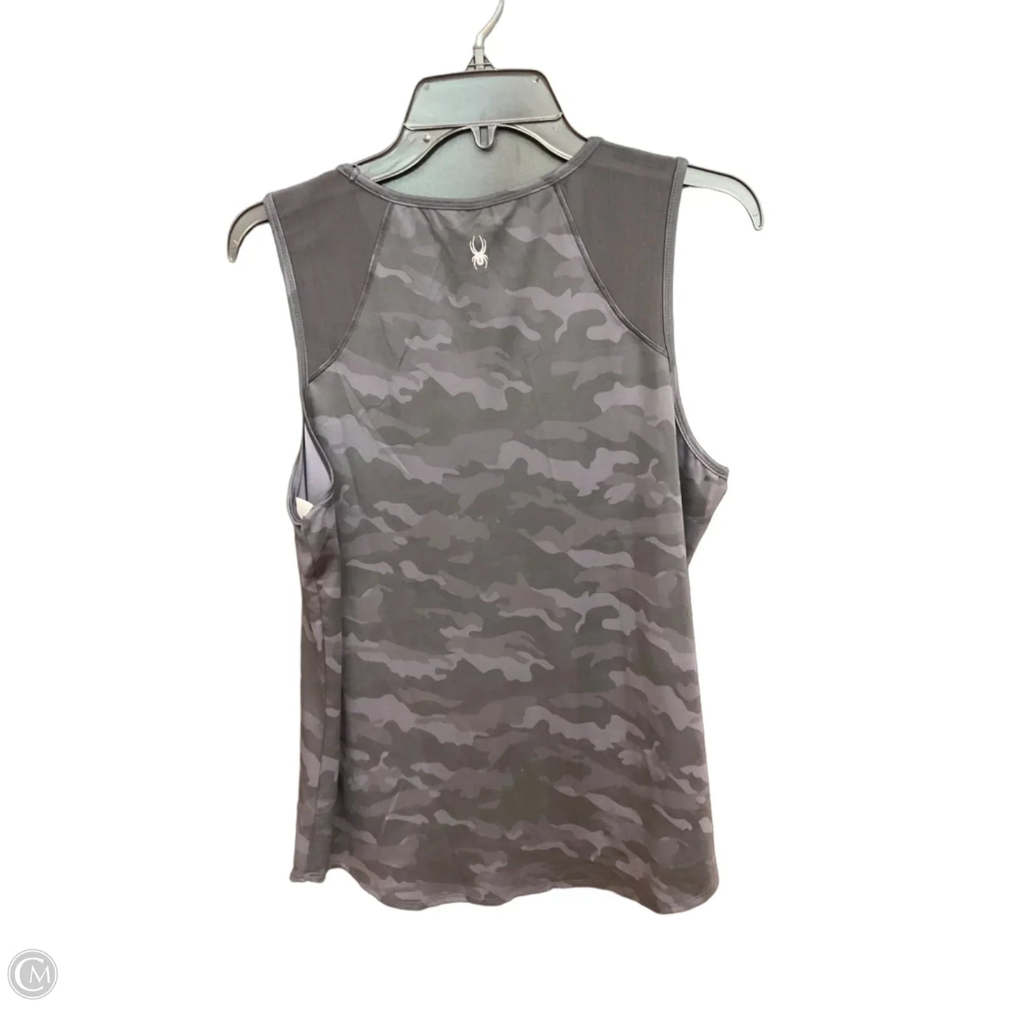 Athletic Tank Top By Spyder In Camouflage Print, Size: Xl