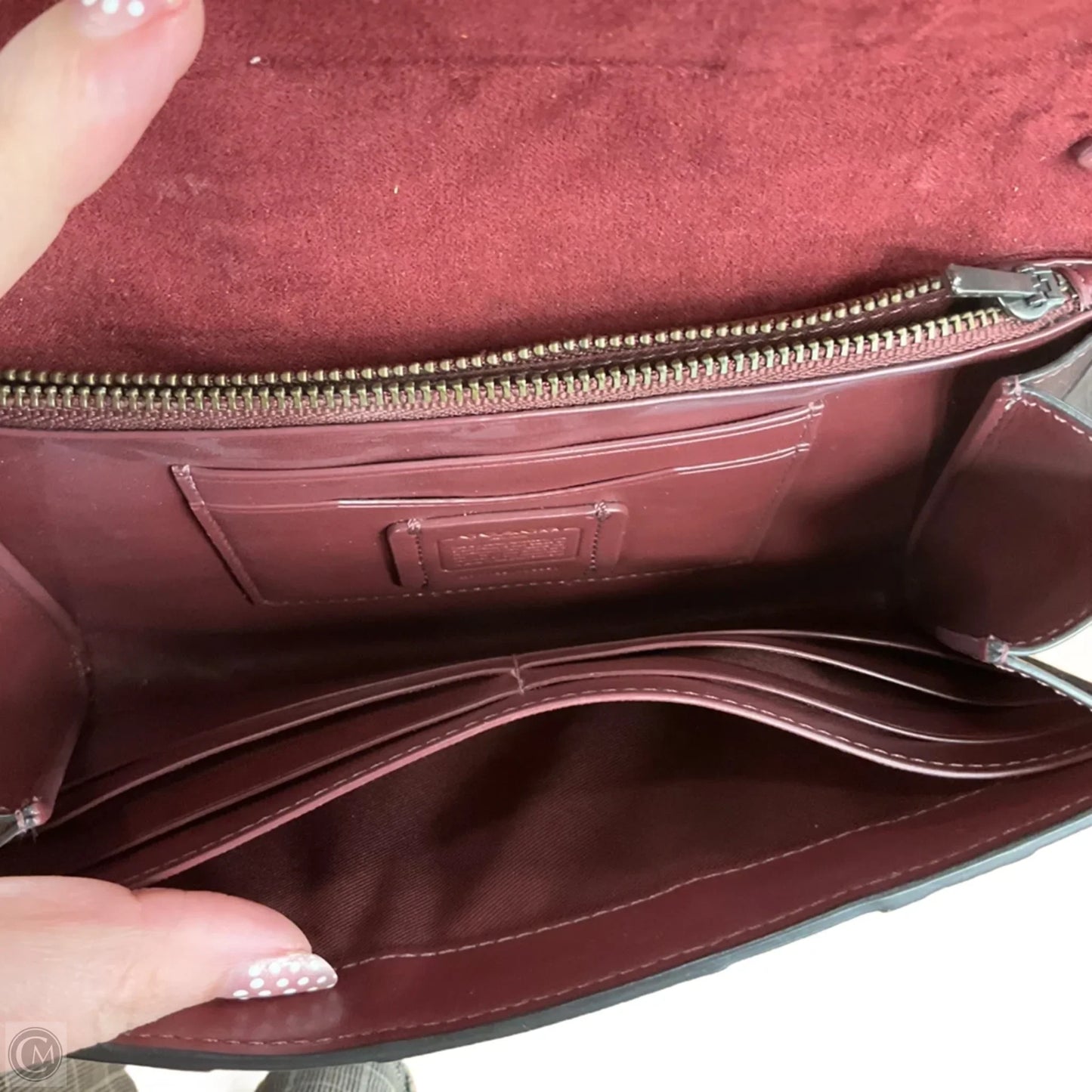 Crossbody Designer By Coach, Size: Medium