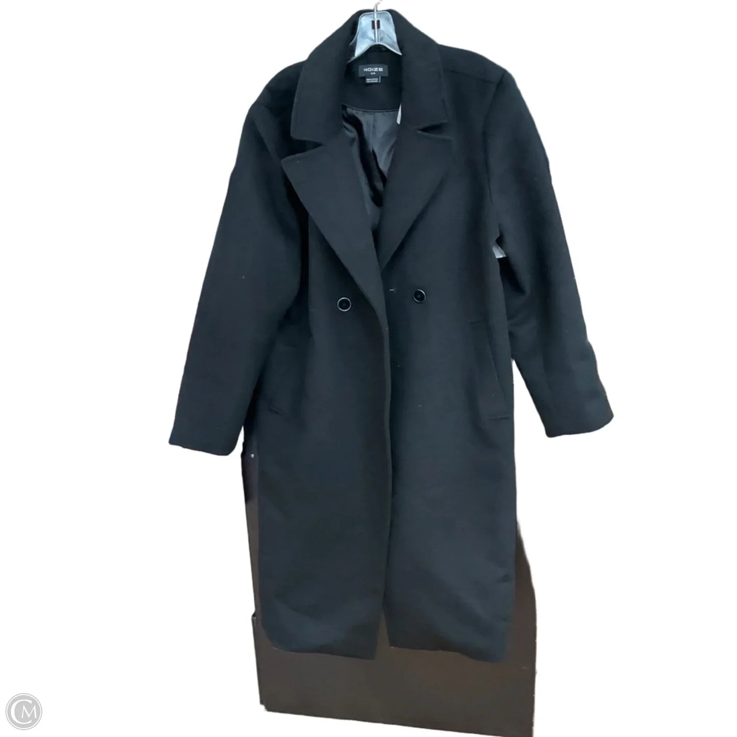 Coat Trench Coat By Cmc In Black, Size: Xl