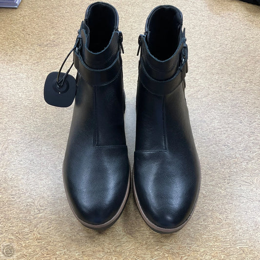 Boots Ankle Flats By Clarks In Black, Size: 7