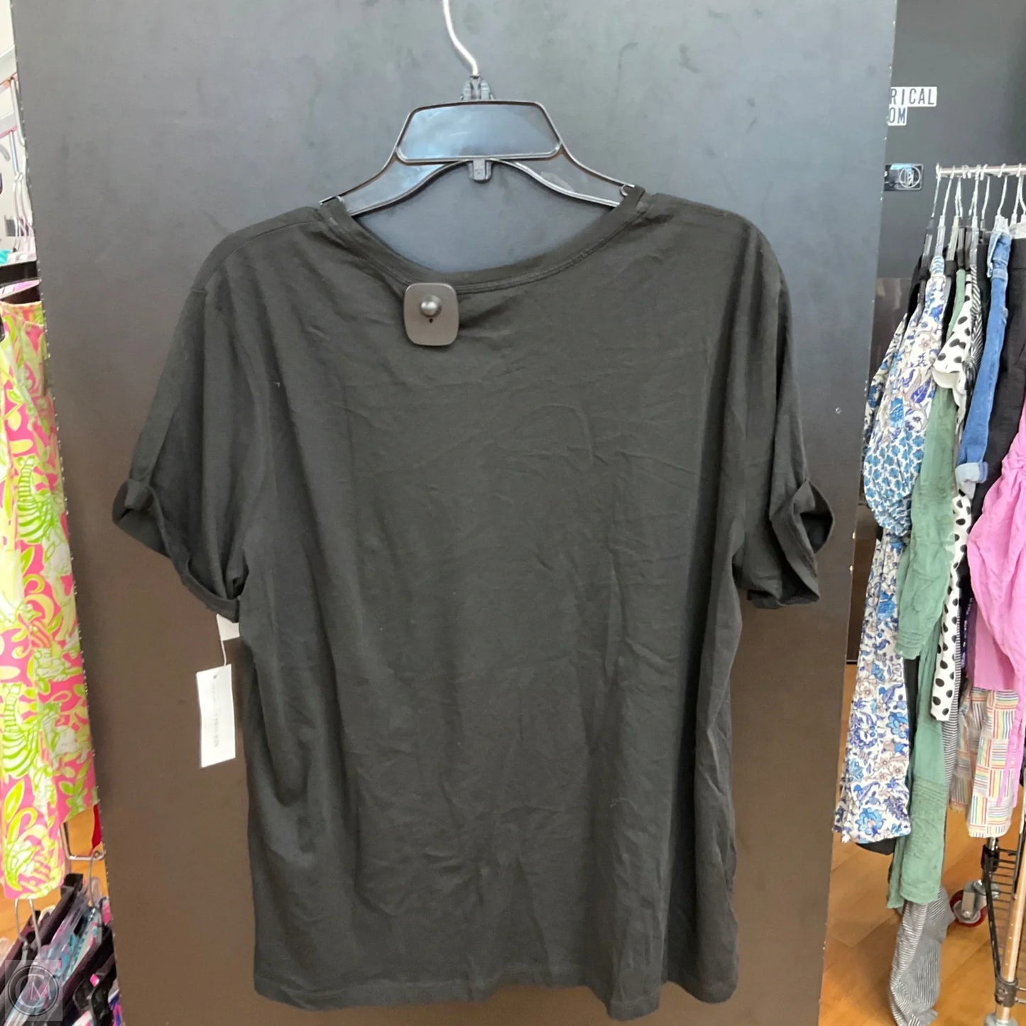 Top Short Sleeve Basic By Nycc In Black, Size: Xl
