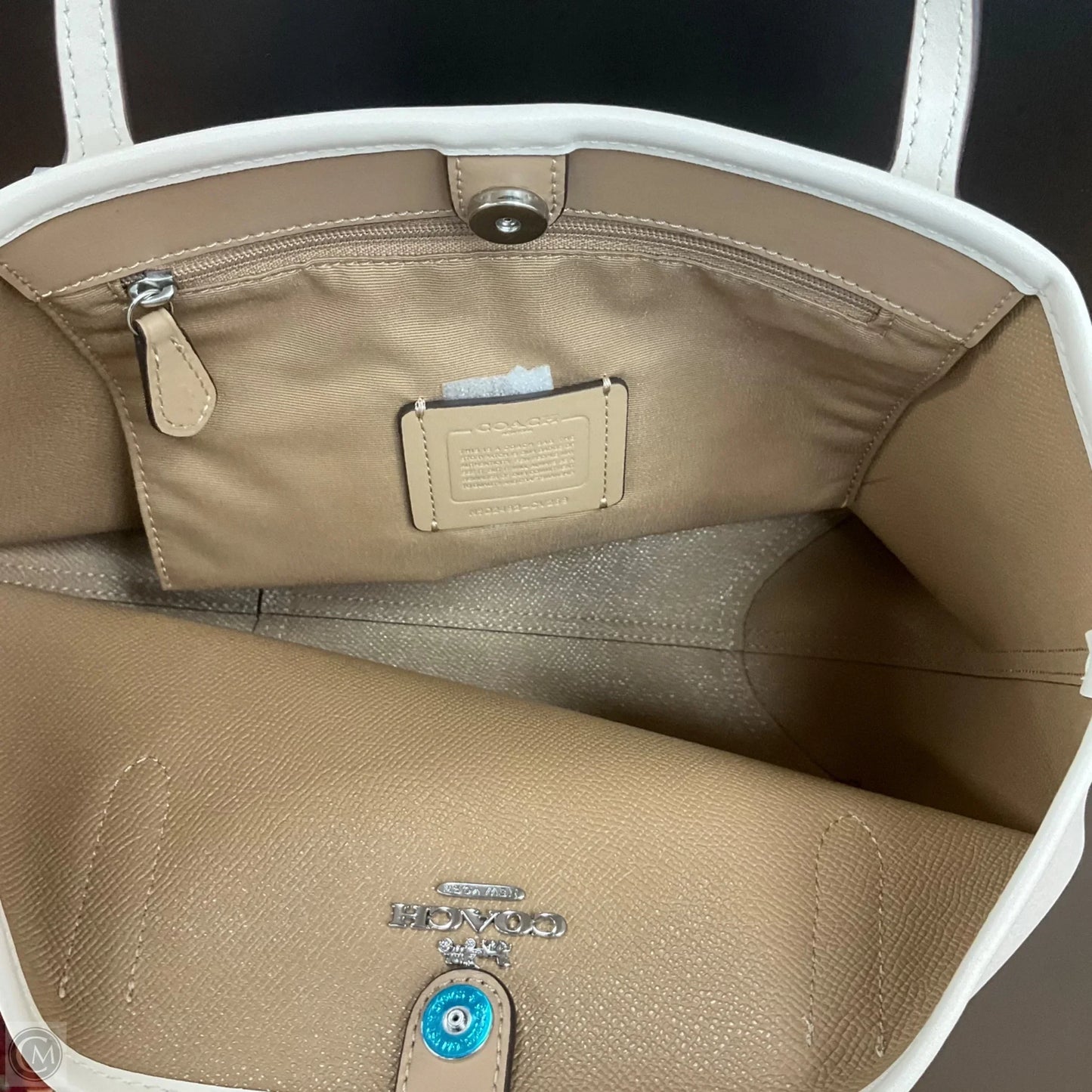 Handbag Designer By Coach, Size: Small