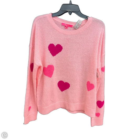 Sweater Designer By Lilly Pulitzer In Pink, Size: Xl