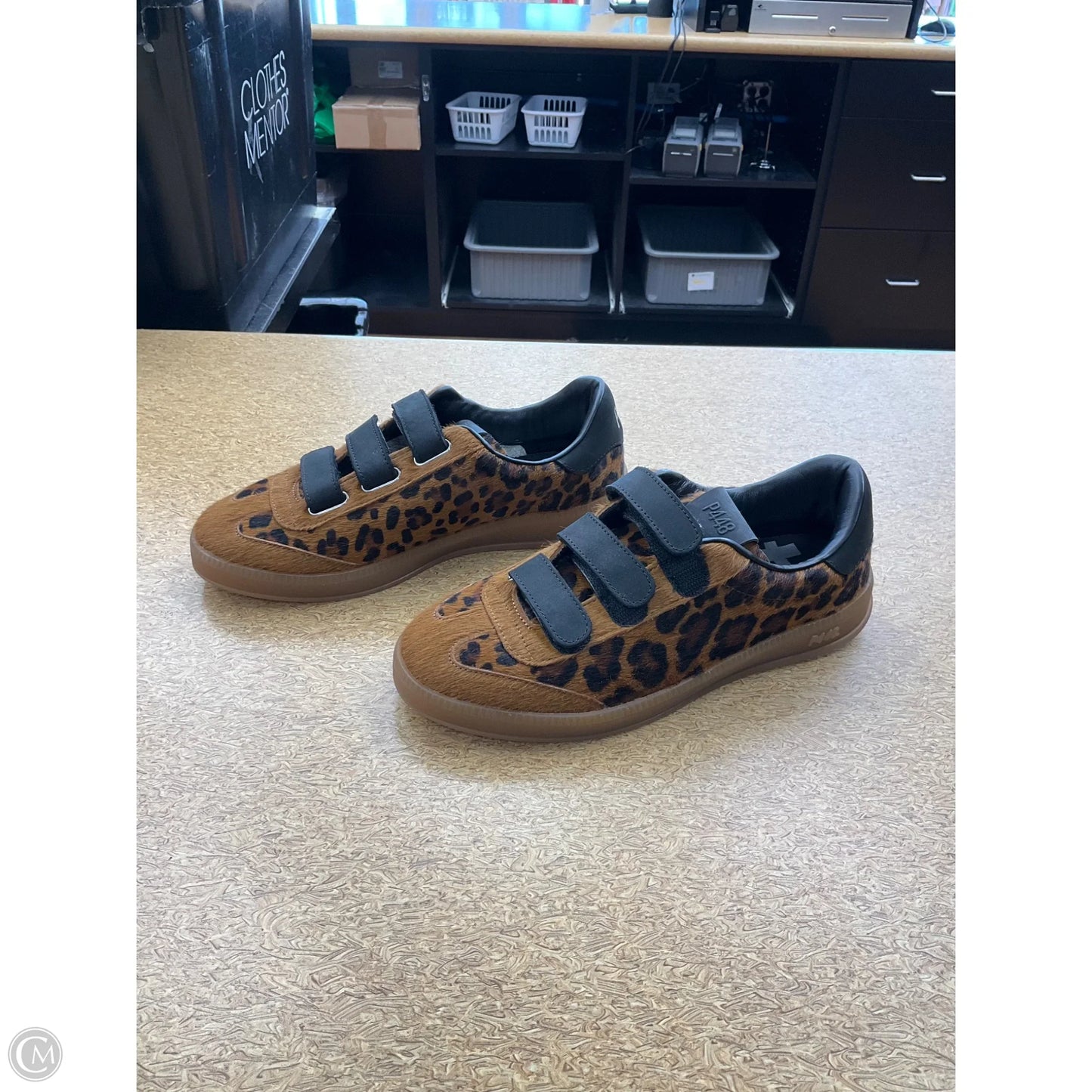 Shoes Sneakers By P448 In Animal Print, Size: 9