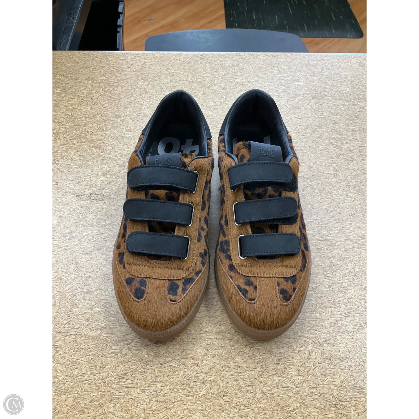 Shoes Sneakers By P448 In Animal Print, Size: 9