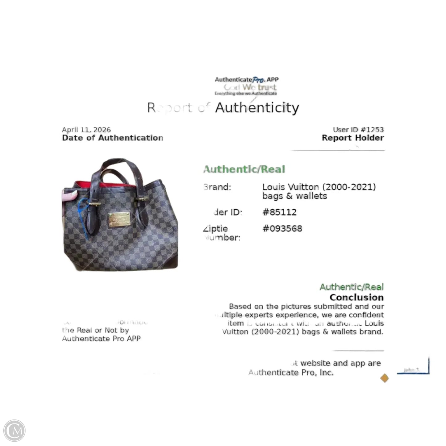 Handbag Luxury Designer By Louis Vuitton, Size: Large