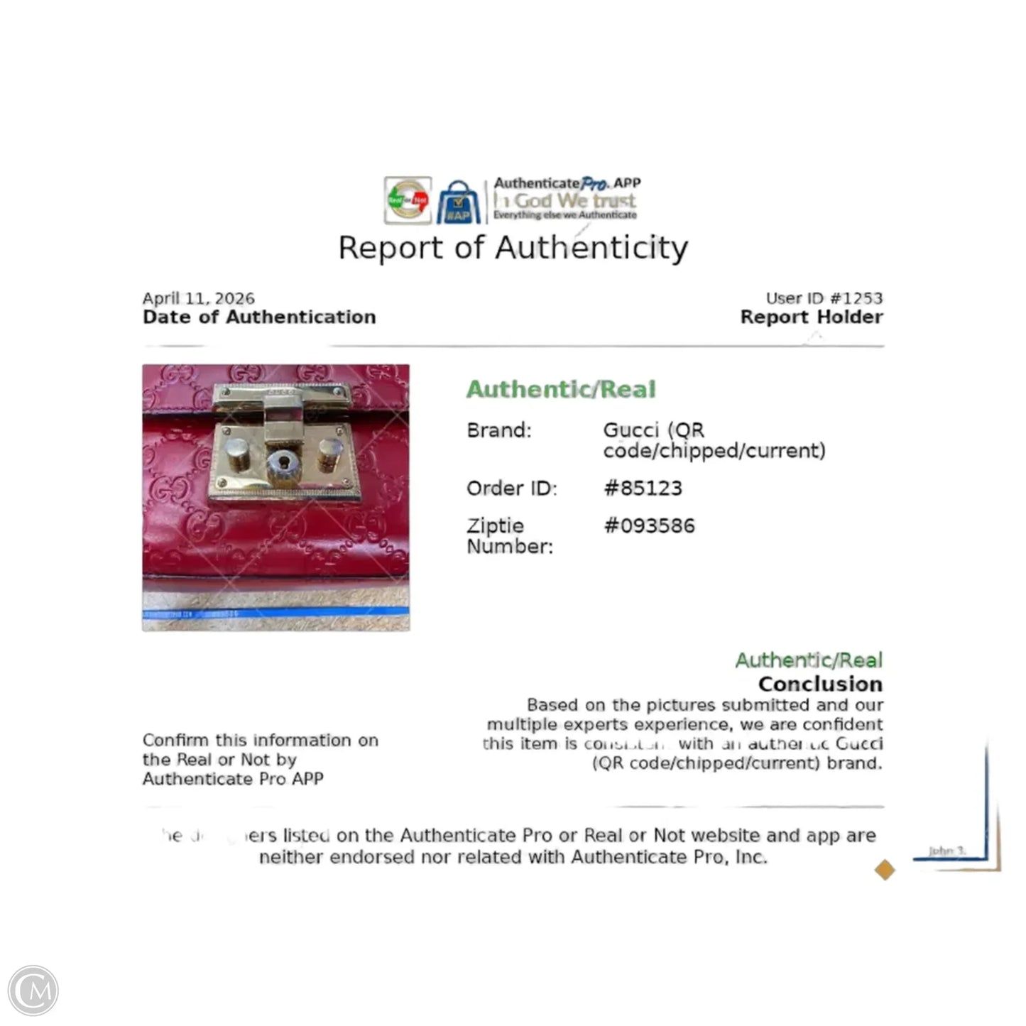 Crossbody Luxury Designer By Gucci, Size: Medium