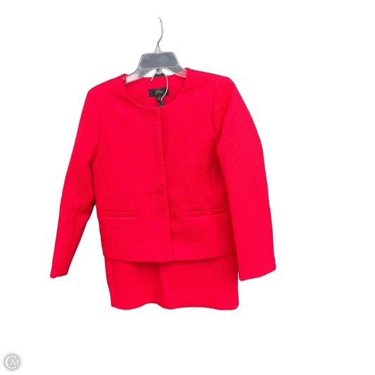 Skirt Set 2pc By J. Crew In Red, Size: 6