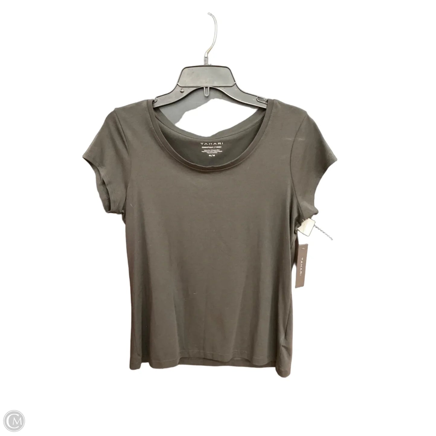 Top Short Sleeve By Tahari In Black, Size: M
