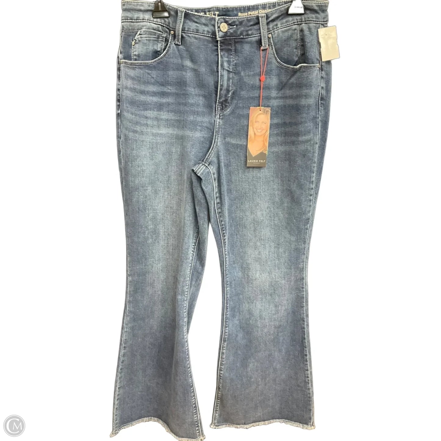 Jeans Flared By Laurie Felt In Blue Denim, Size: 14
