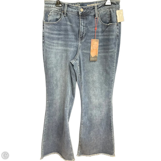 Jeans Flared By Laurie Felt In Blue Denim, Size: 14
