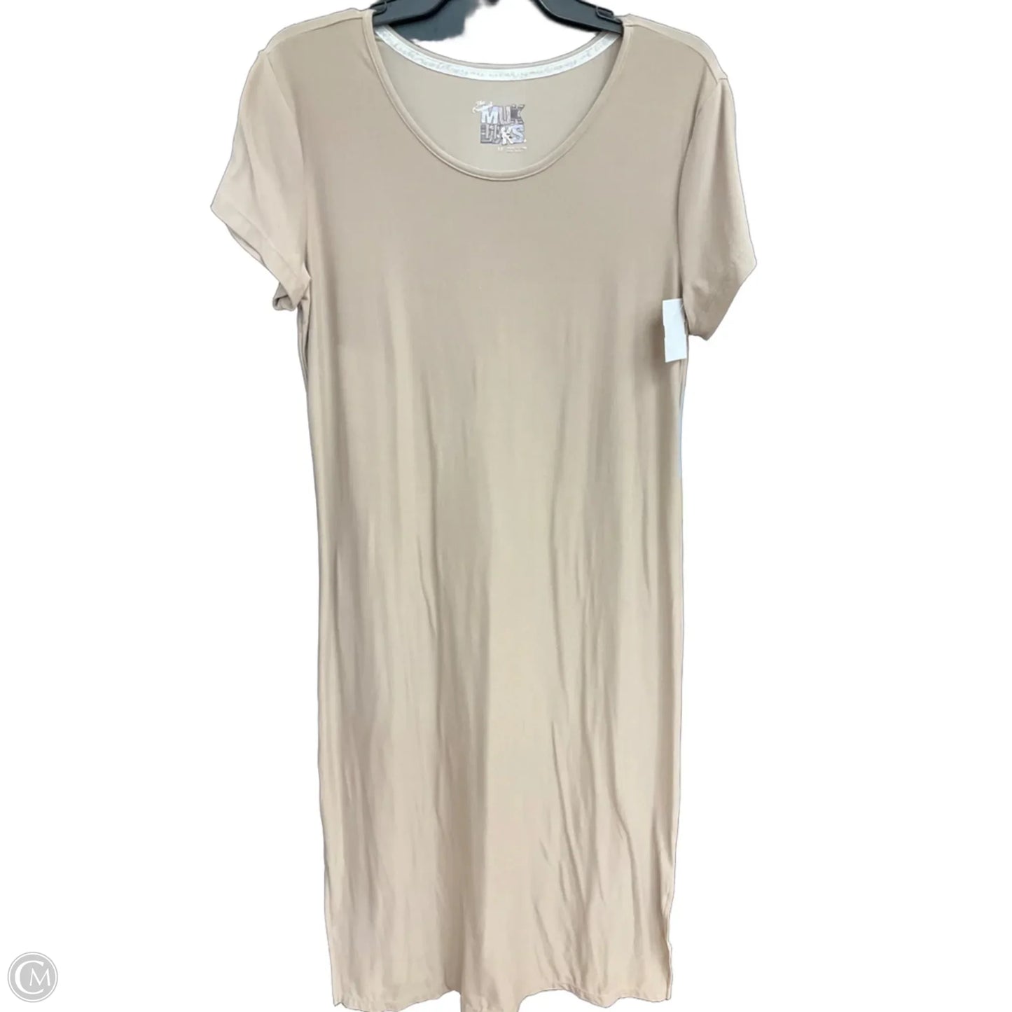 Dress Casual Maxi By Muk Luks In Beige, Size: M
