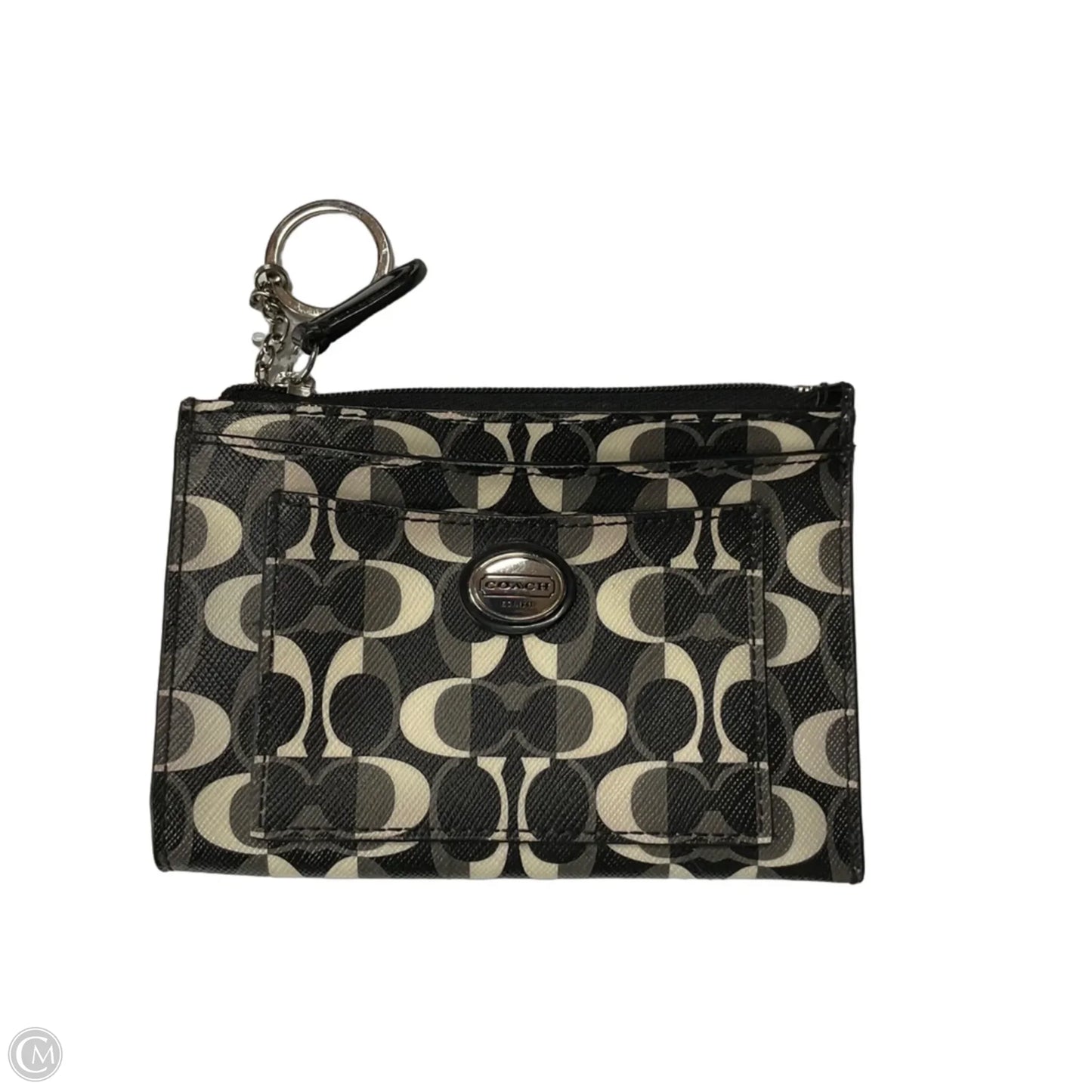 Coin Purse Designer By Coach, Size: Medium