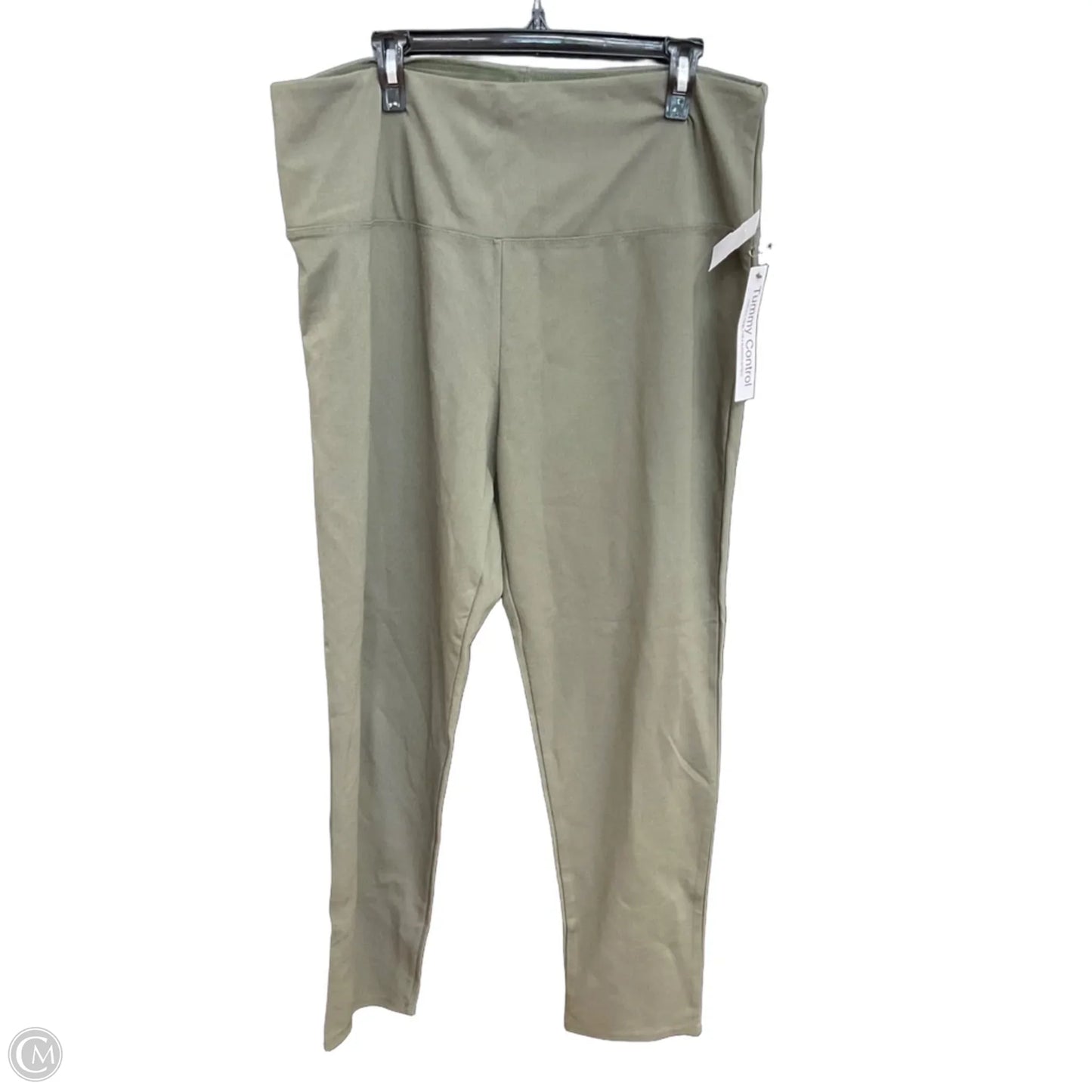 Athletic Leggings By Jones And Co In Green, Size: 2x