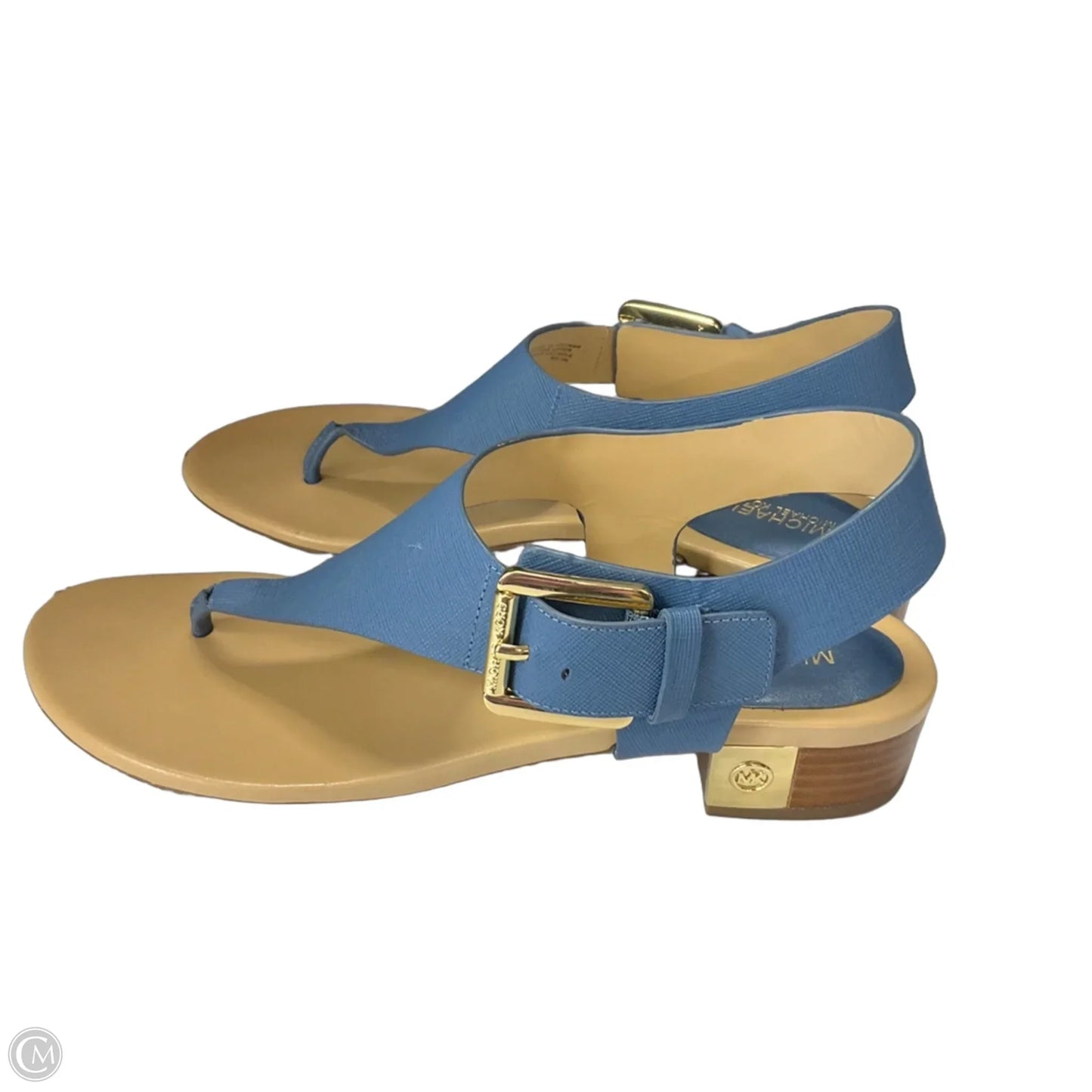 Sandals Heels Block By Michael By Michael Kors In Blue, Size: 8