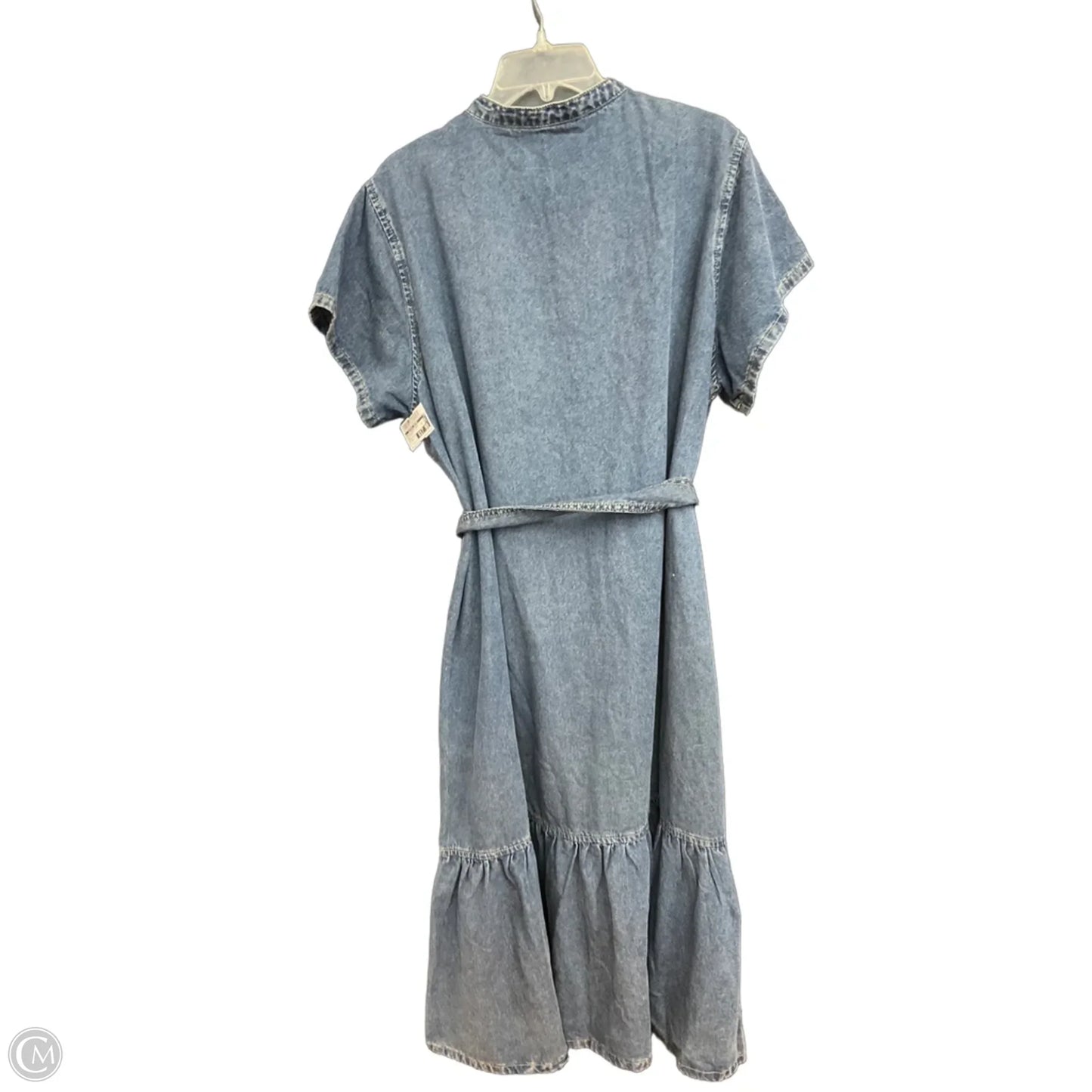 Dress Casual Maxi By Clothes Mentor In Blue Denim, Size: Xl