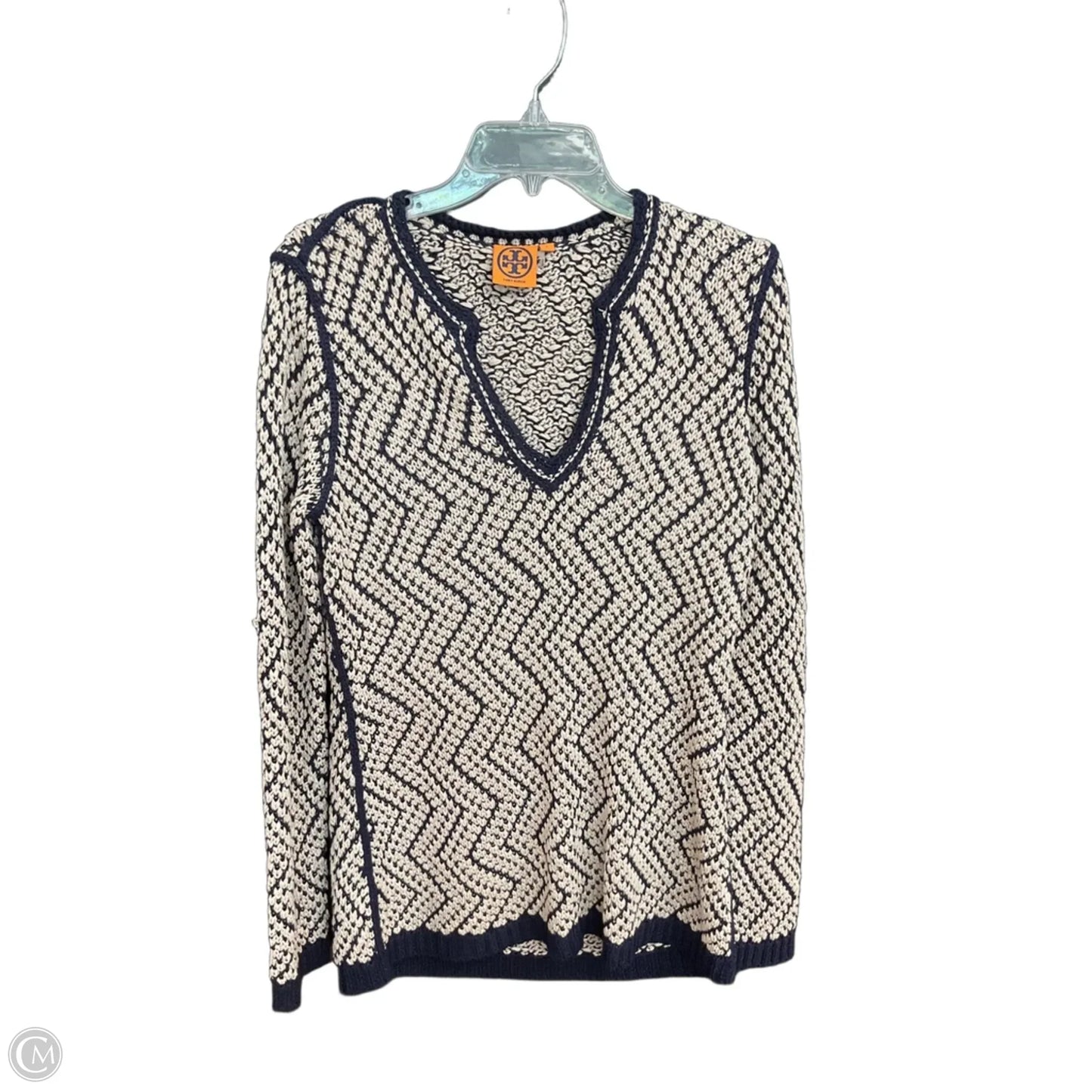Sweater Designer By Tory Burch In Navy, Size: L