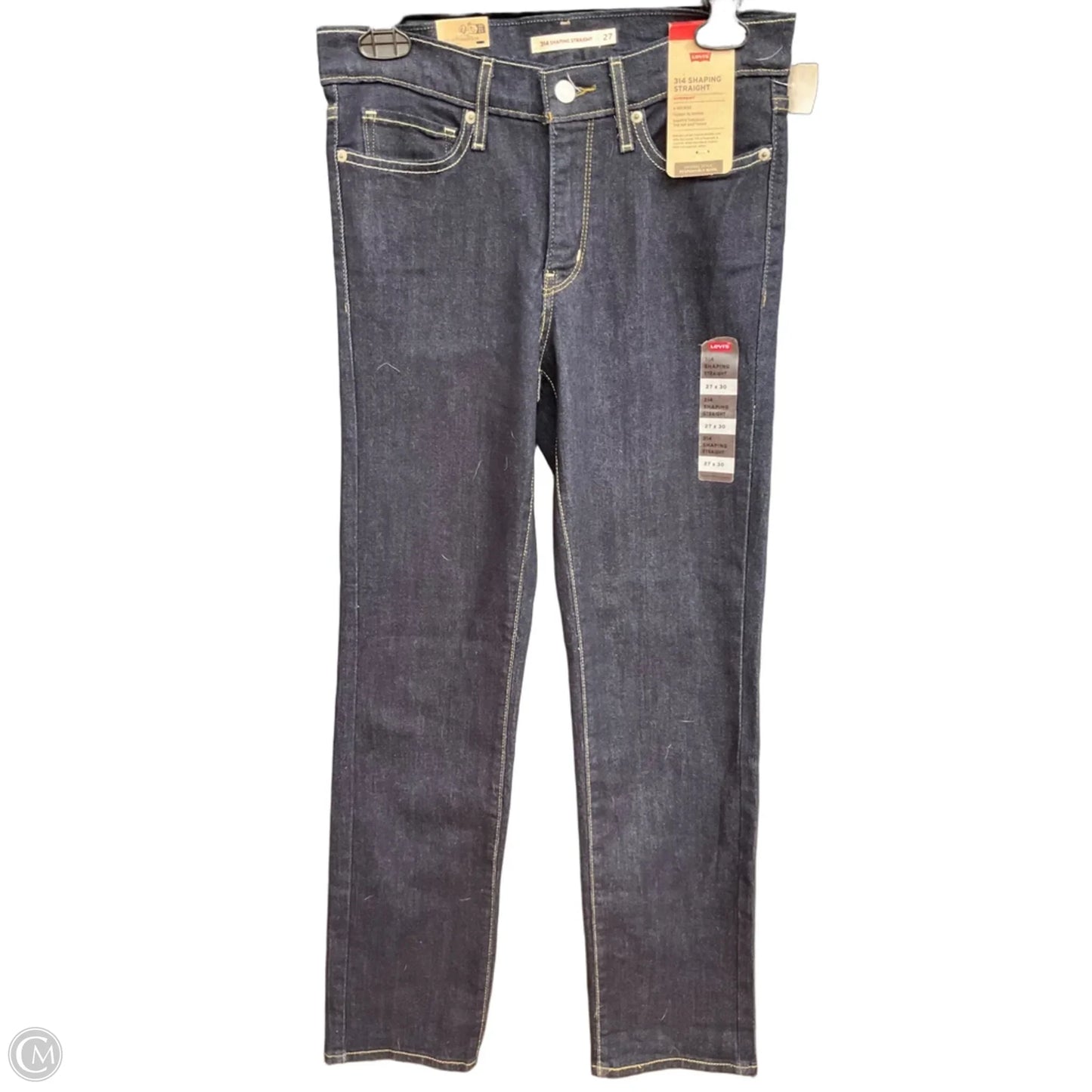 Jeans Straight By Levis In Blue, Size: 4
