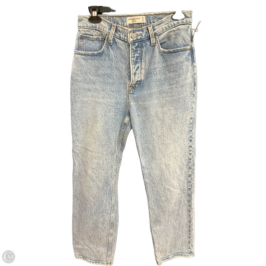 Jeans Straight By Abercrombie And Fitch In Blue, Size: 2