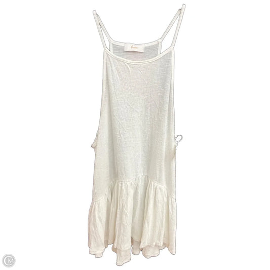 Top Sleeveless By Braeve In White, Size: Xl