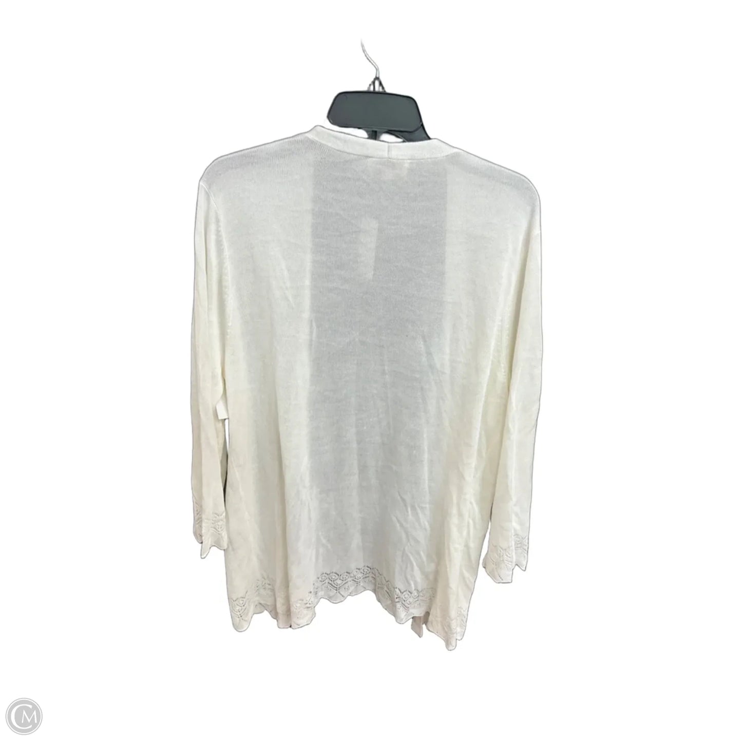 Cardigan By Loft In Cream, Size: Xl