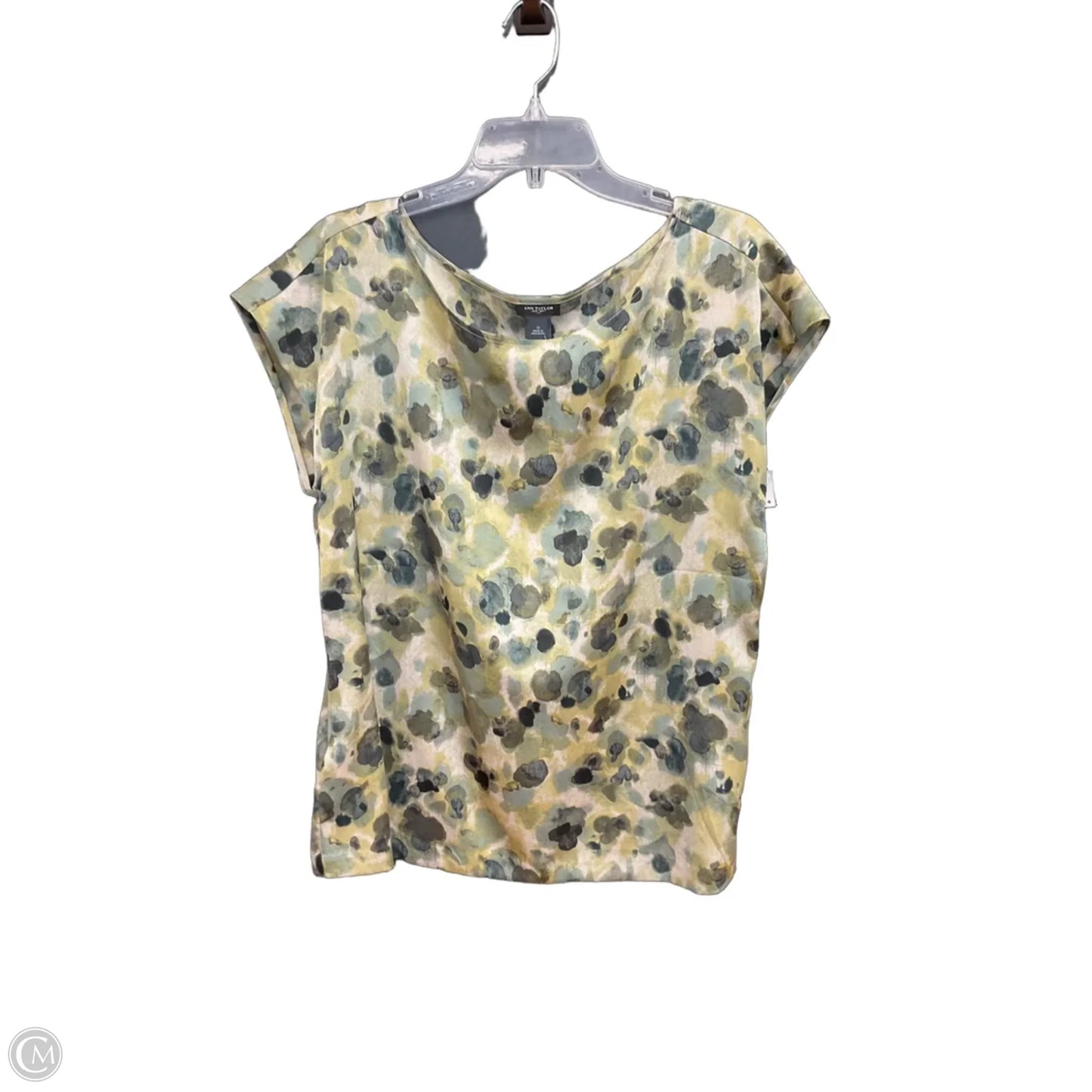 Top Sleeveless By Ann Taylor In Green, Size: M