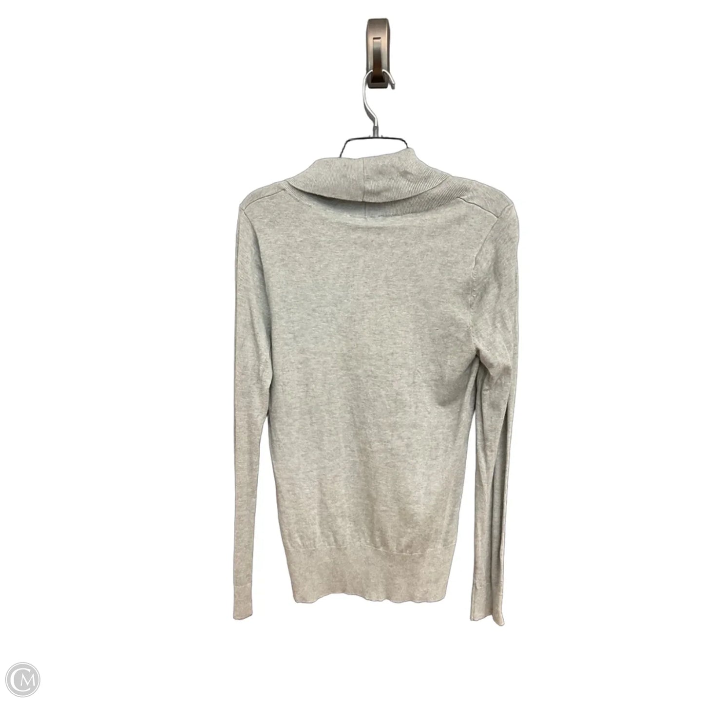 Top Long Sleeve By White House Black Market In Grey, Size: M