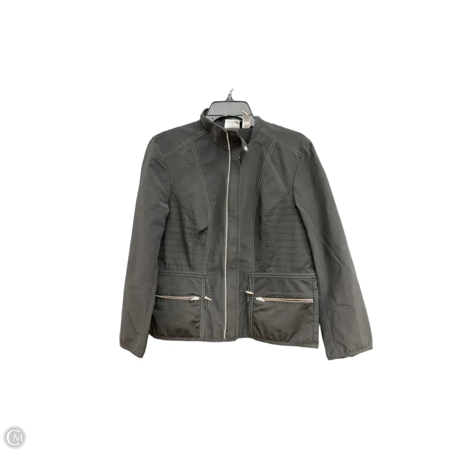 Jacket Other By Chicos In Black, Size: L