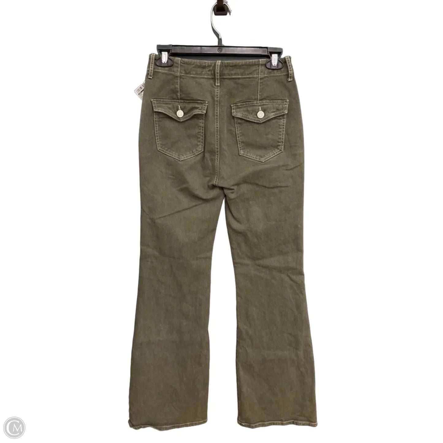 Jeans Flared By Loft In Green, Size: 0